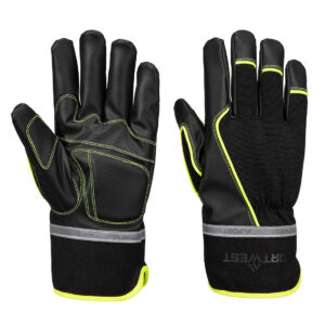 A753 - Cold 450 PU Waterproof Mechanical Glove Черен