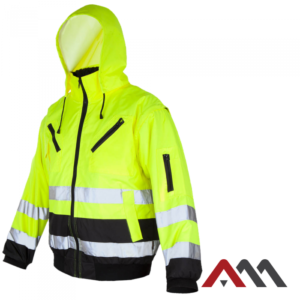 Светлоотразителен бомбър 2 в 1 Flash Yellow/Black